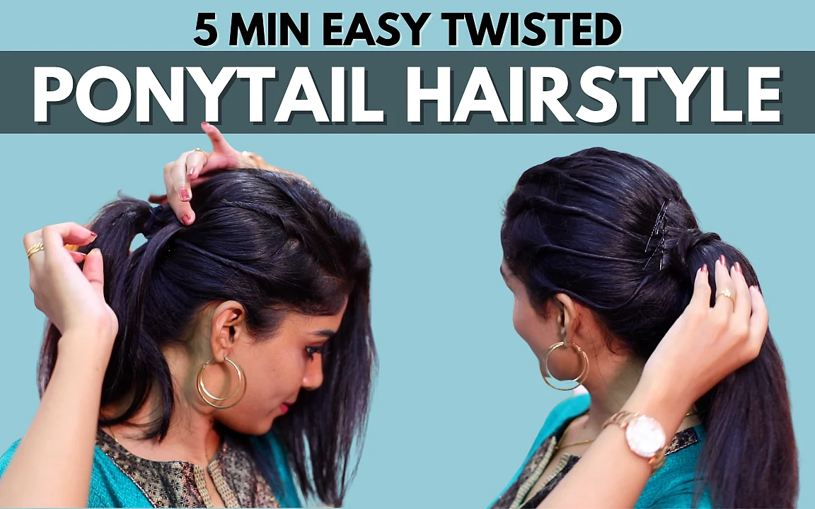 Twisted Ponytail Hairstyle