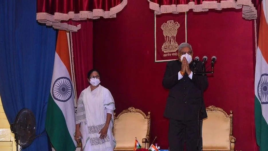 மம்தா பானர்ஜி, ஜகதீப் தன்கர்