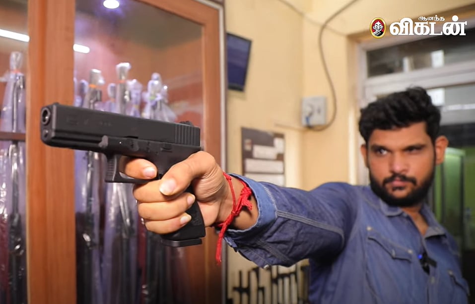அஜித் சுடப் பயன்படுத்துறது இந்த ரியல் கன்தான்! | Asian Air Gun Ashwin | சம்திங் different