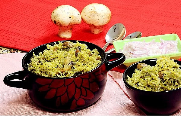 மஷ்ரூம் மல்லி ரைஸ்