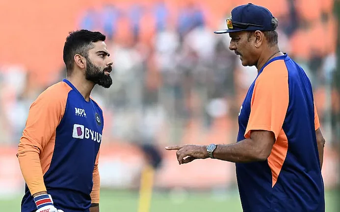 Kohli and Ravi Shastri