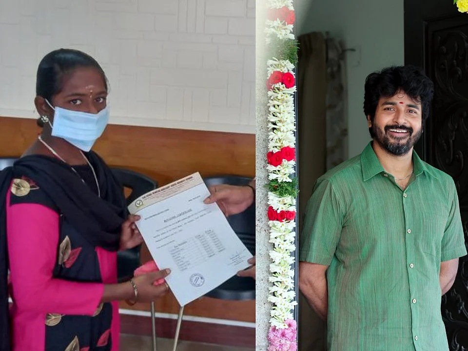 விகடன் செய்தி எதிரொலி; "சிவகார்த்திகேயன் அண்ணாவாலதான் காலேஜ் படிக்கிறேன்" - மாணவி நெகிழ்ச்சி