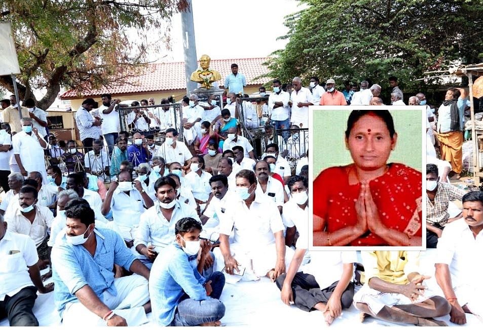 மதுரை: ``வாடிப்பட்டி பேரூராட்சி வேட்பாளரை கடத்திட்டாங்க'' - ஆர்.பி.உதயகுமார் தலைமையில் போராட்டம்