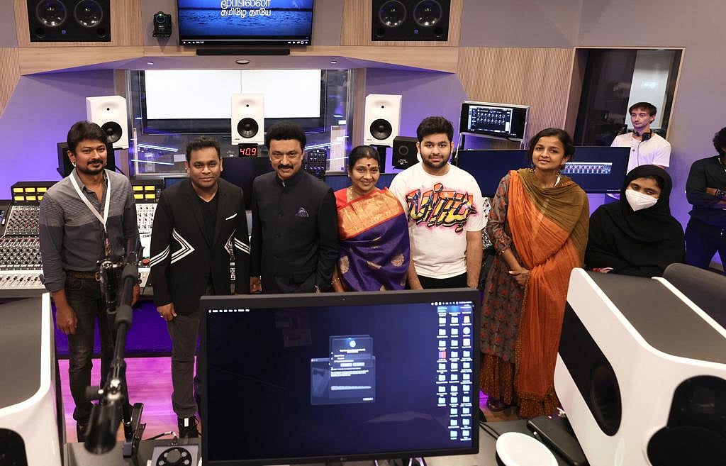 ஏ.ஆர்.ரஹ்மானின் துபாய் ஸ்டூடியோவில் முதல்வர் ஸ்டாலின்... சந்திப்பில் என்ன நடந்தது?