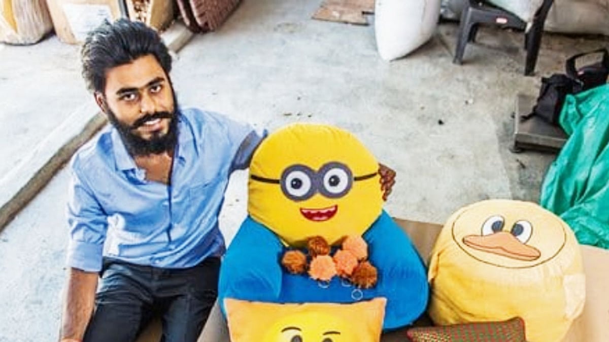 `சிகரெட் துண்டுகளிலிருந்து பொம்மை'-  சிறுதொழிலில் அசத்தும் நொய்டாவின் நமன் குப்தா!