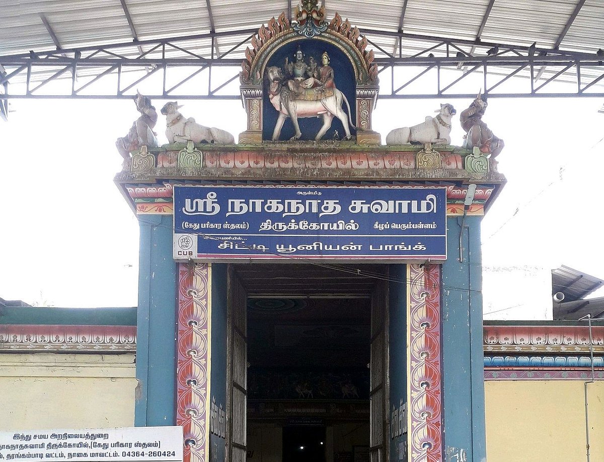 கீழப்பெரும்பள்ளம் ஸ்ரீ நாகநாதசுவாமி கோயிலில் கேது பெயர்ச்சி விழா! 