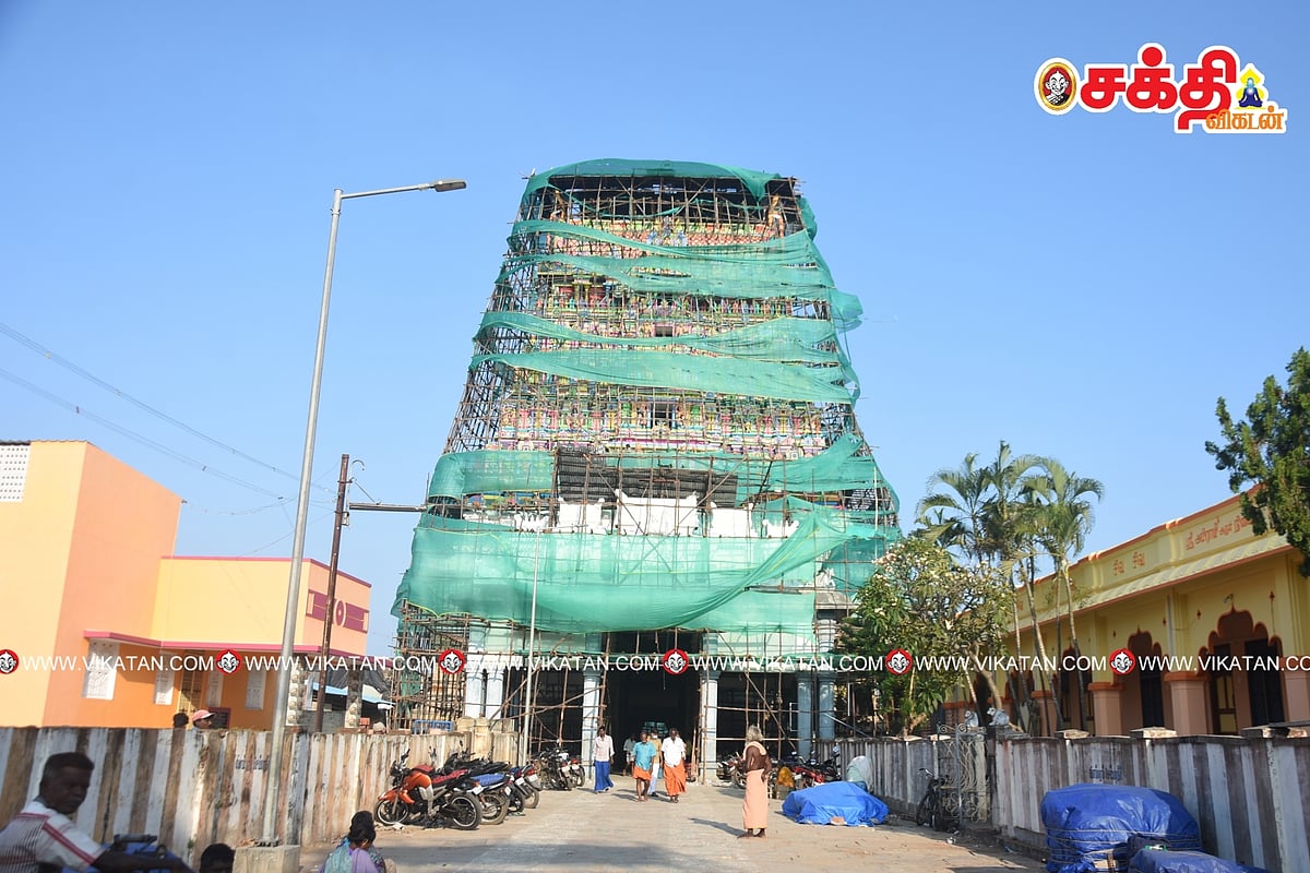 25 ஆண்டுகளுக்குப் பிறகு திருக்கடவூர் கோயில் கும்பாபிஷேகம் - விழா ஏற்பாடுகள் தீவிரம்!