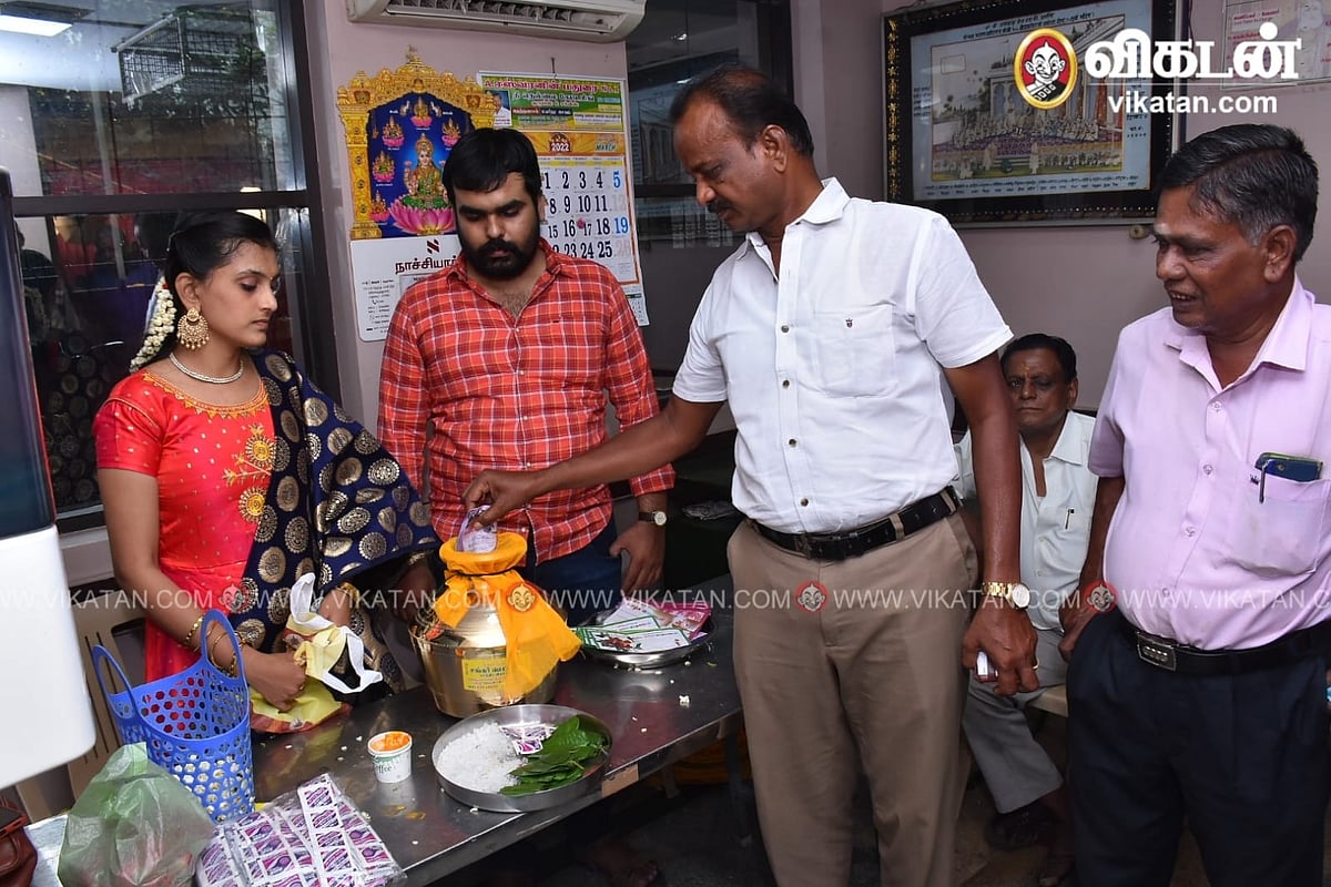`மொய்ப்பணம் மொத்தமும் ஆதரவற்ற குழந்தைகளின் இல்லத்துக்குத்தான்'-ஆச்சர்யப்படுத்திய மதுரைத் திருமணம்!