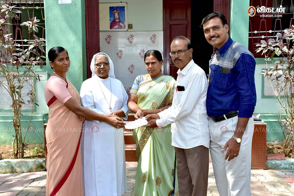 திருமண மொய்ப்பணத்தை ஆதரவற்றோர் சிறப்பு பள்ளிக்கு வழங்கிய குடும்பத்தினர்; மதுரையில் நெகிழ்ச்சி!