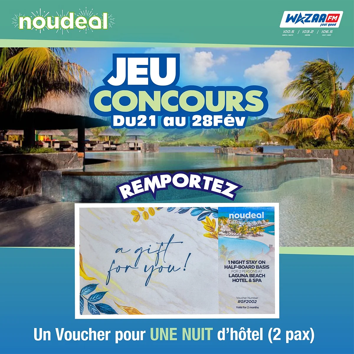 Jouez avec nous et offrez-vous une chance de profiter d’une nuit (pour 2 personnes)