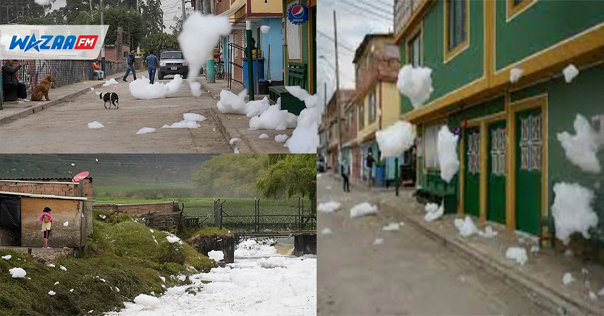 Colombie : la mousse toxique d'une rivière se répand en ville, affectant la santé des habitants