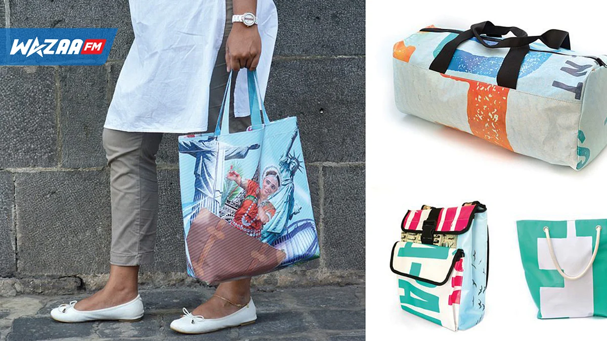 Sakili : du panneau publicitaire au sac stylé