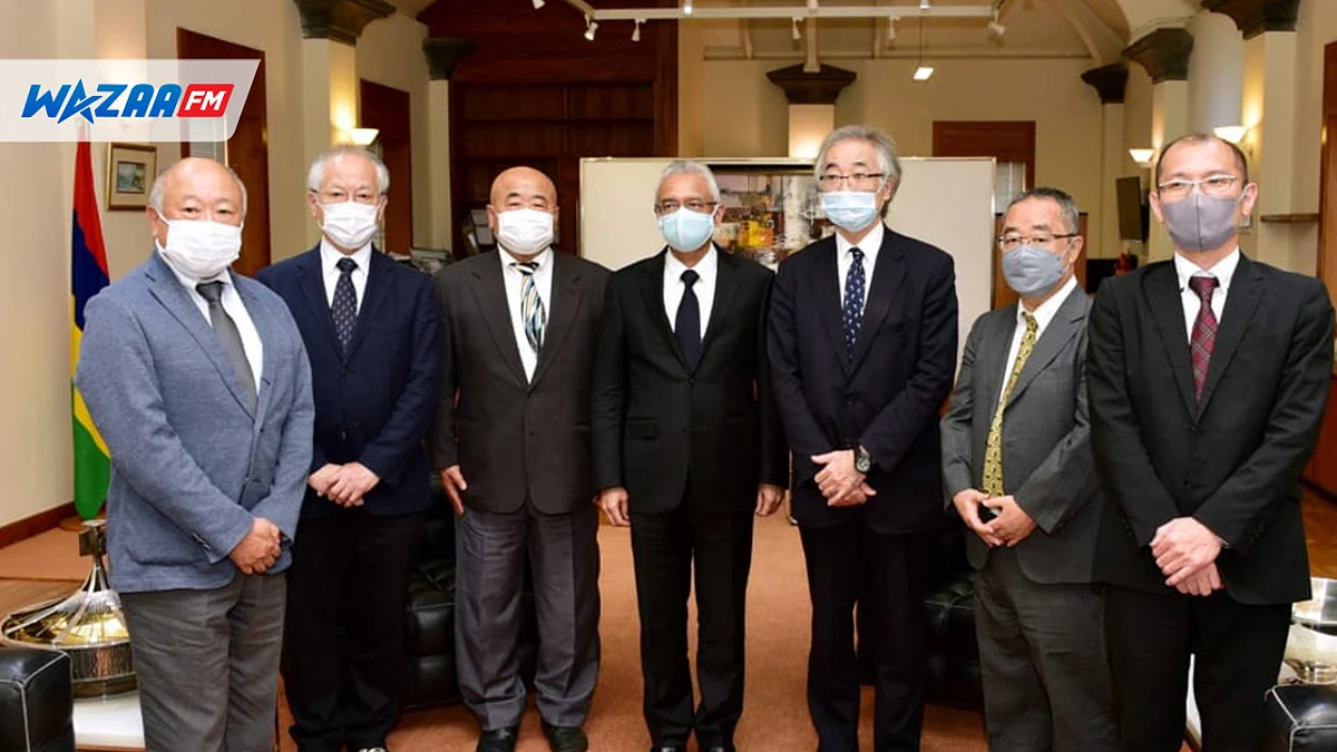 Surveillance côtière : une délégation japonaise rencontre Pravind Jugnauth