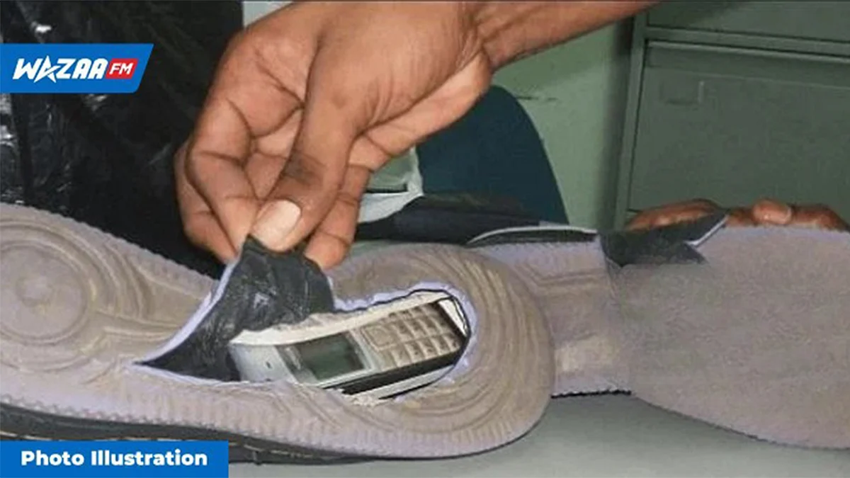 Milieu-carcéral : un détenu dissimule un téléphone portable dans l’une des ses chaussures