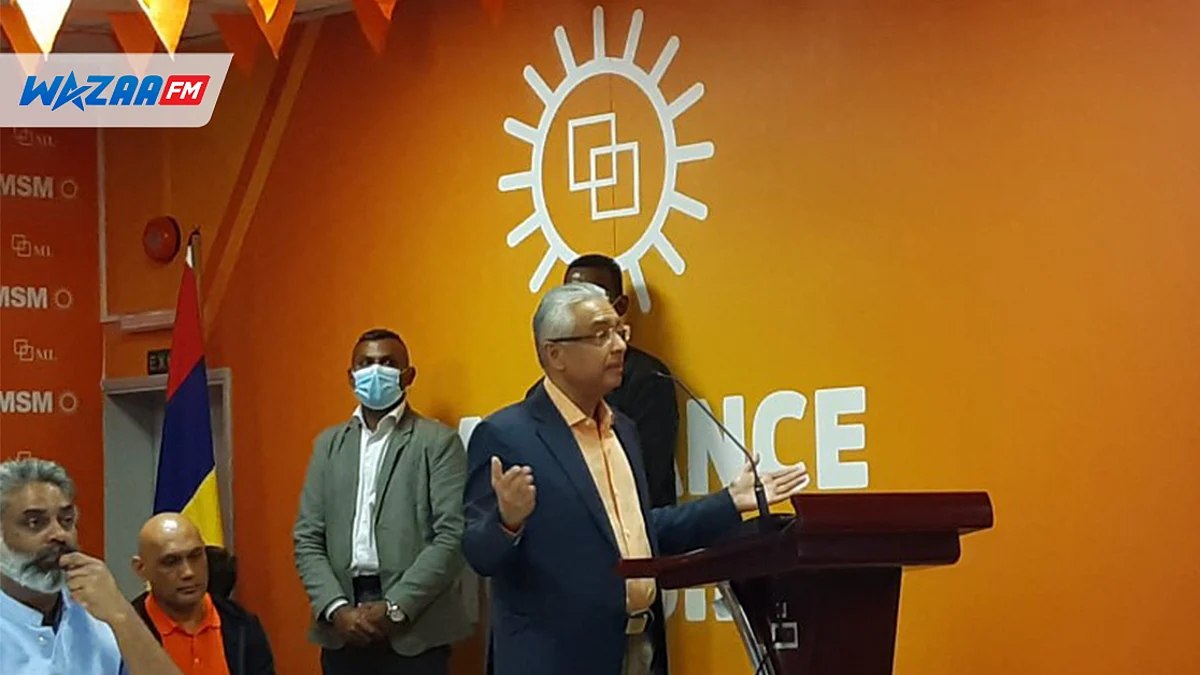 Pravind Jugnauth à Sherry Singh : " Kot to ‘values’ ti été en Avril ?"
