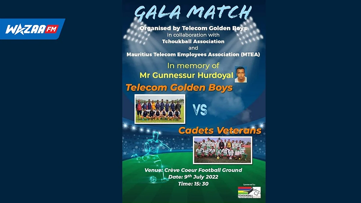 Football local: match de gala entre les Telecom Golden Boys et le Vétérans Cadets Club
