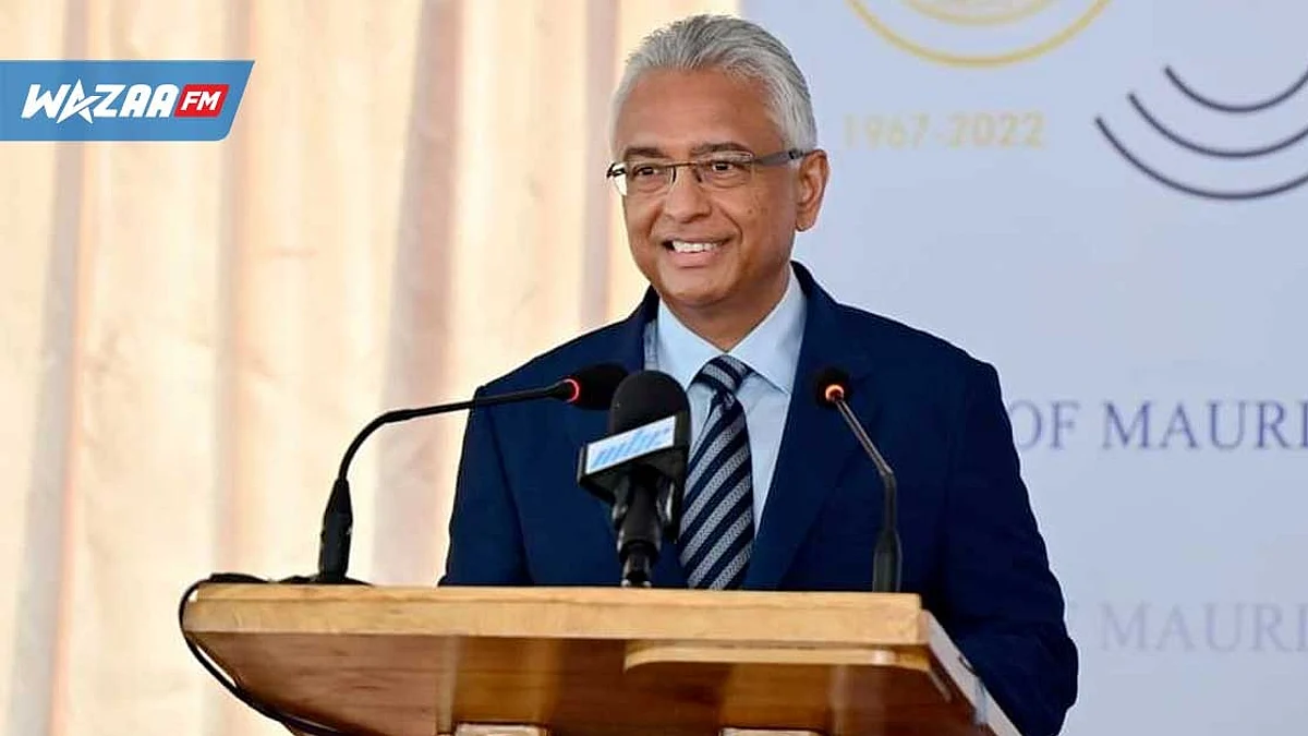 Rodrigues : Pravind Jugnauth procède à la pose de la première pierre d'une branche de la BoM