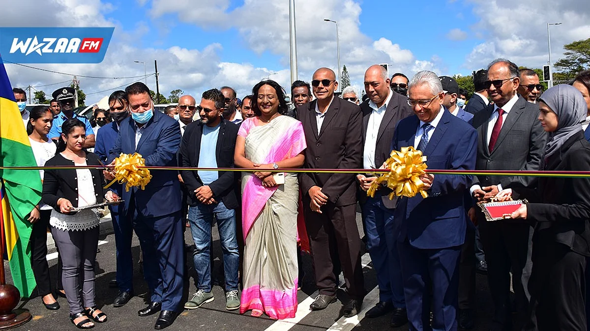 Infrastructures : L’autopont de Palmerstone inauguré par le Premier ministre