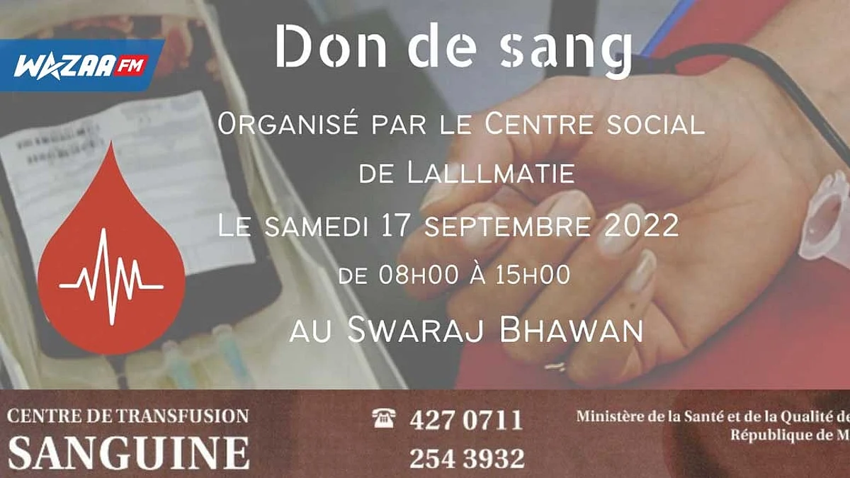 Lallmatie : opération don de sang le samedi 17 septembre