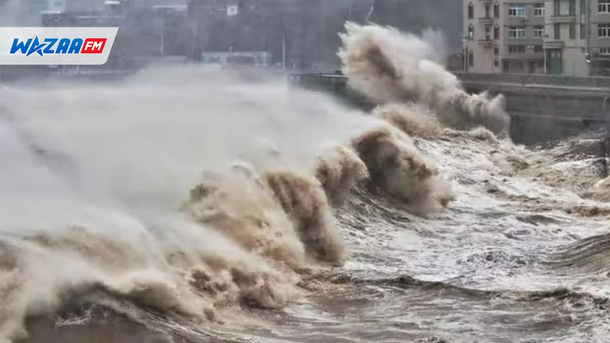 Le typhon Muifa déferle sur la Chine, plus d'un million d'évacués...