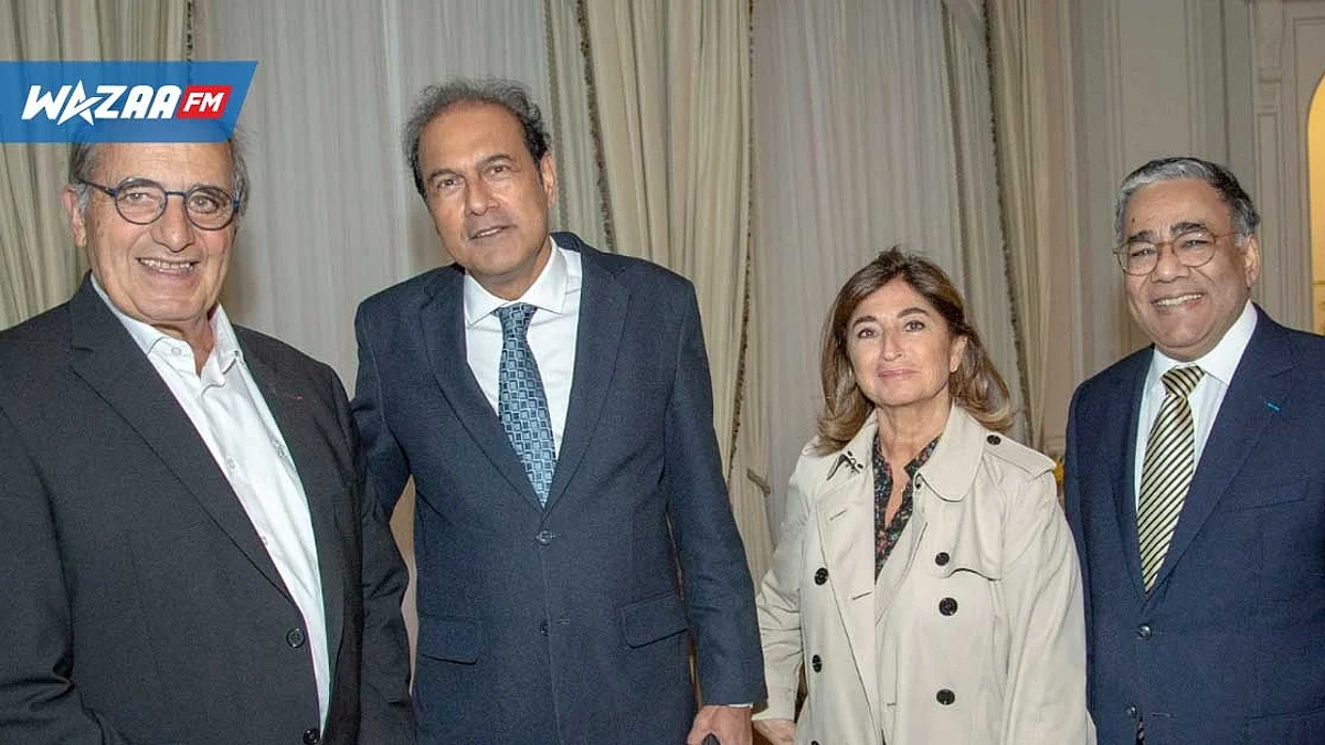 (De g. à dr.) Jean-Pierre Mas, Steven Obeegadoo, Valérie Boned et Donald Payen.