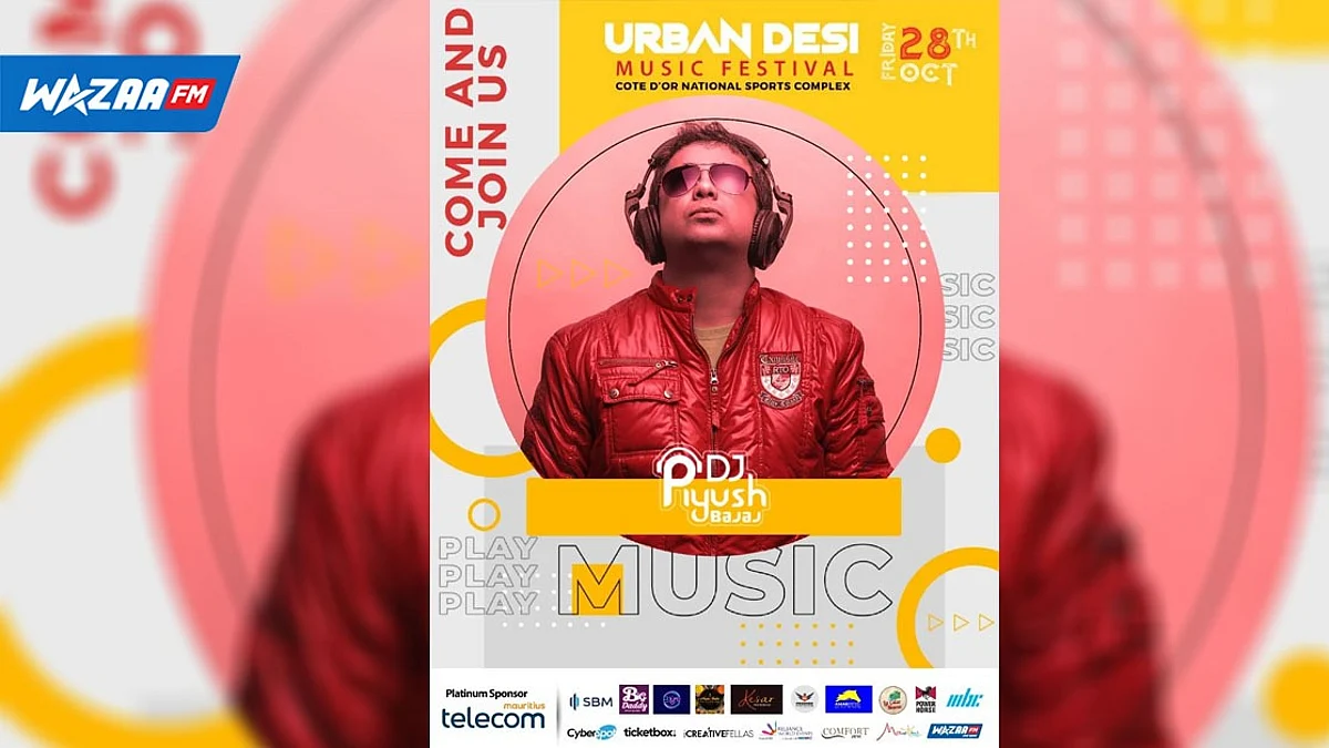 Urban Desi Music Festival : DJ Piyush welcomes you to Côte d'Or on 28 October