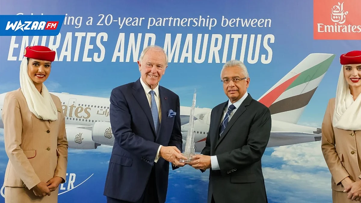 Emirates : célébrations des 20 années d'opérations à Maurice