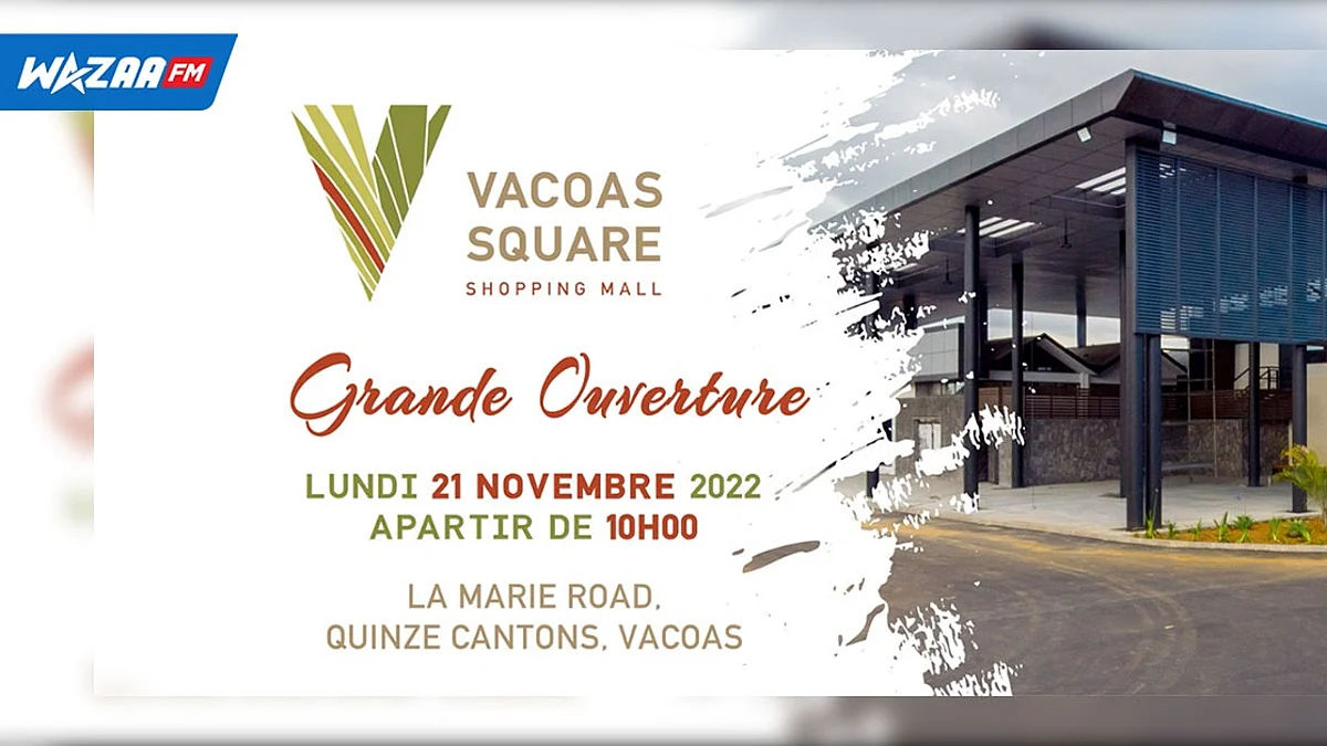 Quinze-Cantons : Vacoas Square débute ses opérations ce lundi