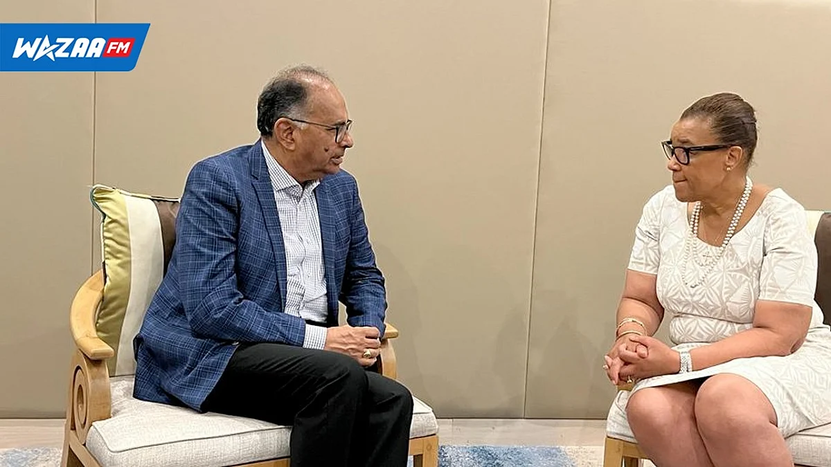Commonwealth : rencontre entre la baronne Patricia Scotland et Alan Ganoo