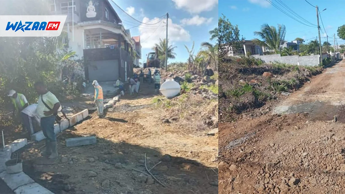 Goodlands : Construction de deux routes en cours