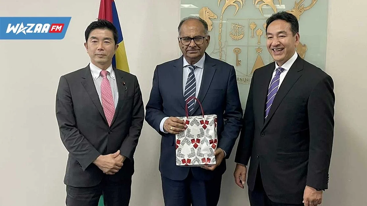 Relation bilatérale Maurice/Japon : une délégation rencontre Alan Ganoo