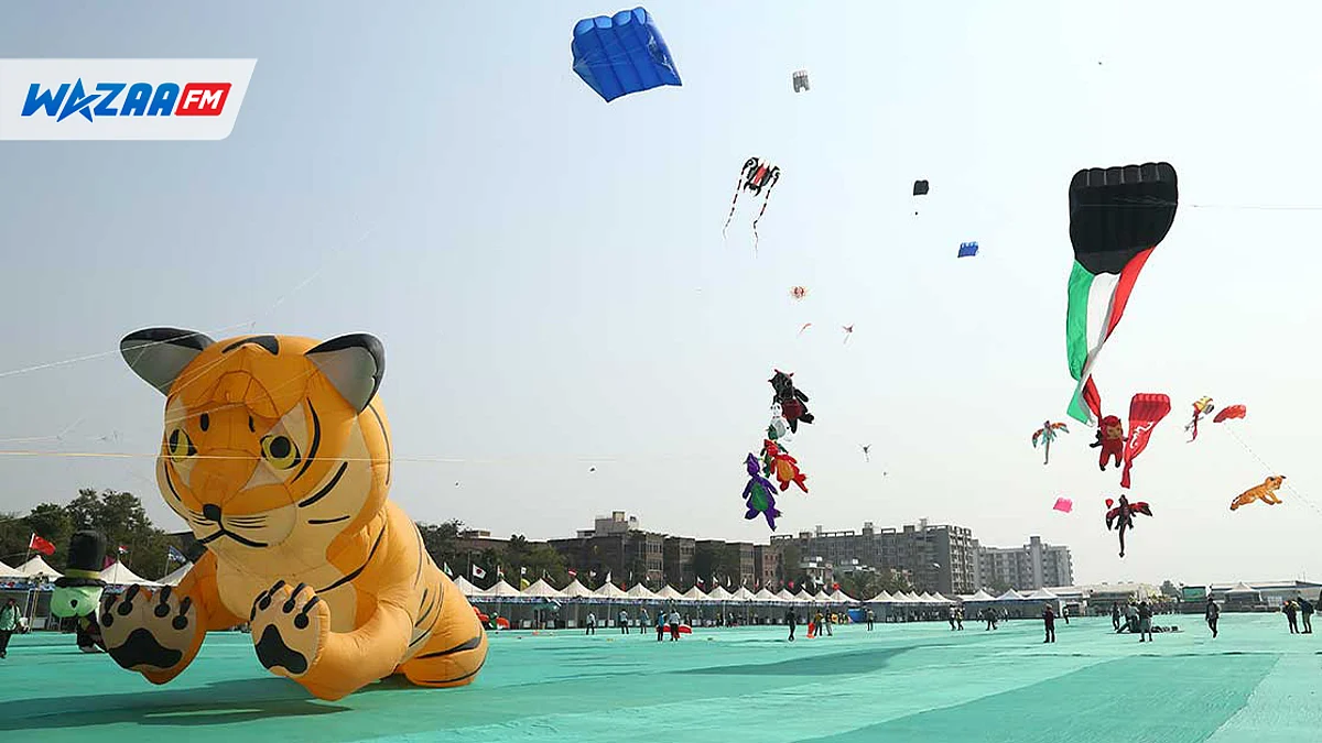 Gujarat : participation de Rodrigues au Festival international de cerfs-volants 2023