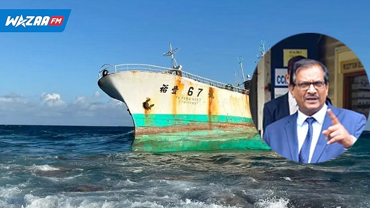 Pompage du Yu Feng : l’exercice retardé à cause de la mer agitée