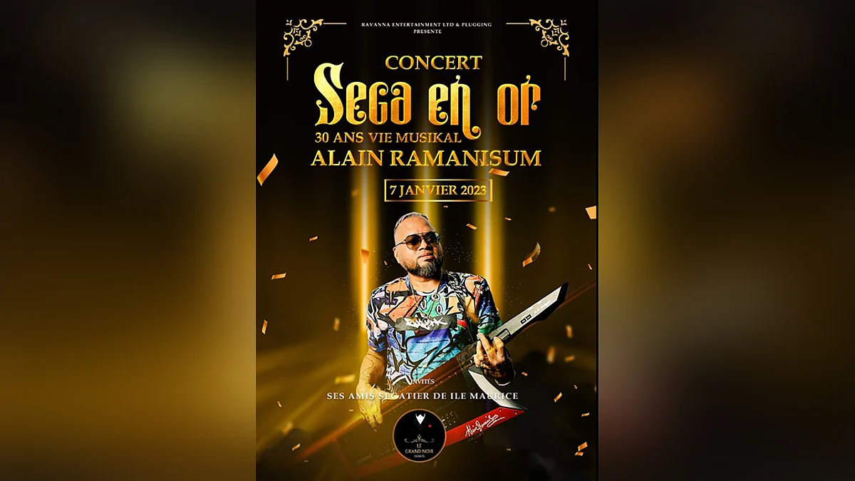Carrière musicale : Alain Ramanisum vous invite à écouter du Séga en or