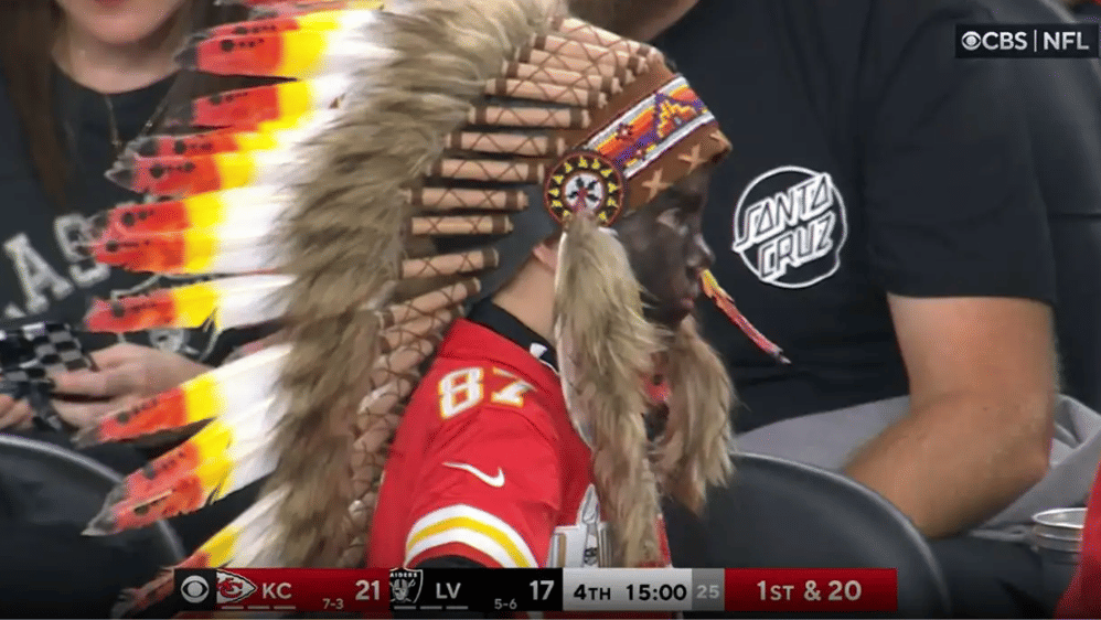 Holden Armenta at Kansas City Chiefs game in Las Vegas, Nov. 26