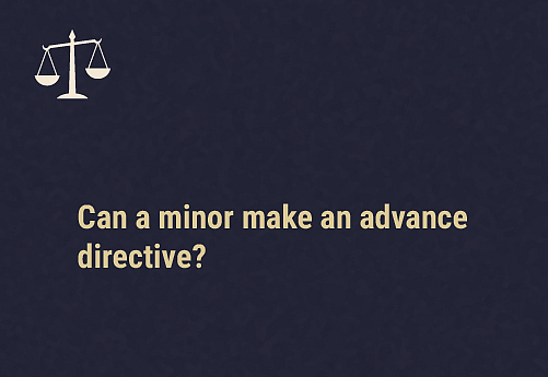A minor's rights No, but their legal guardian can. And this can be used when required until the minor is eighteen years old. In case a mental health professional, relative or caregiver thinks the guardian is not acting in the minor’s best interests, they can make an application to the relevant ental Health Review Board about this. Reference: Mental Healthcare Act, 2017, https://www.prsindia.org/uploads/media/Mental%20Health/Mental%20Healthcare%20Act,%202017.pdf