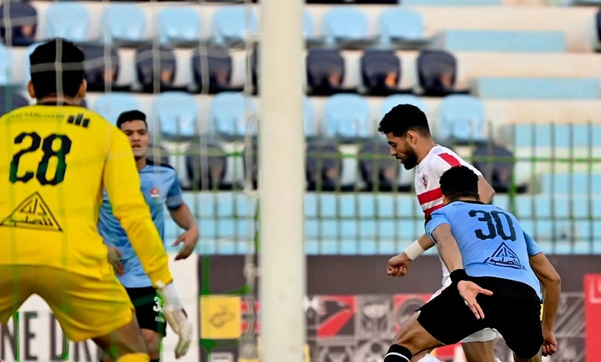الزمالك ضد غزل المحلة