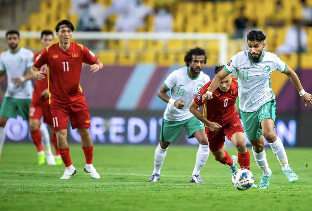 المنتخب السعودي يتأخر أمام فيتنام بهدف في الشوط الأول