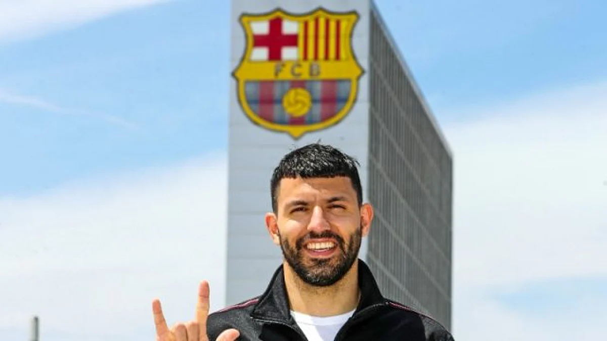 Sergio Aguero via Barcelona