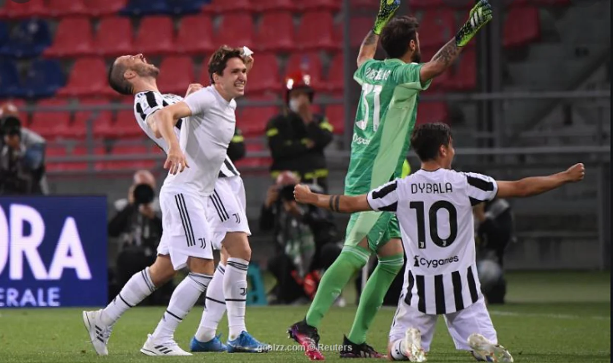 Juve thrash Bologna to seal Champions League spot