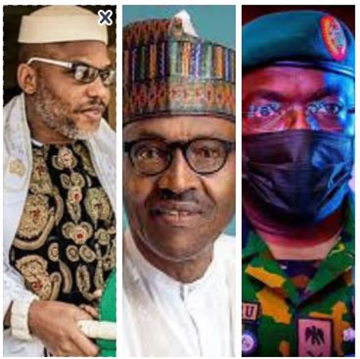 Attahiru: Nnamdi Kanu reacts to Buhari’s absence at burial