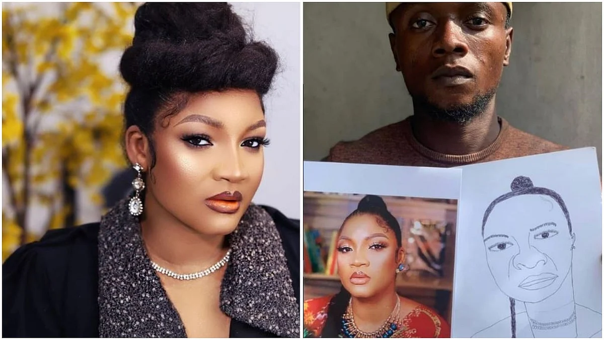 Omotola Jalade-Ekeinde slams artist over her hilarious caricature portrait