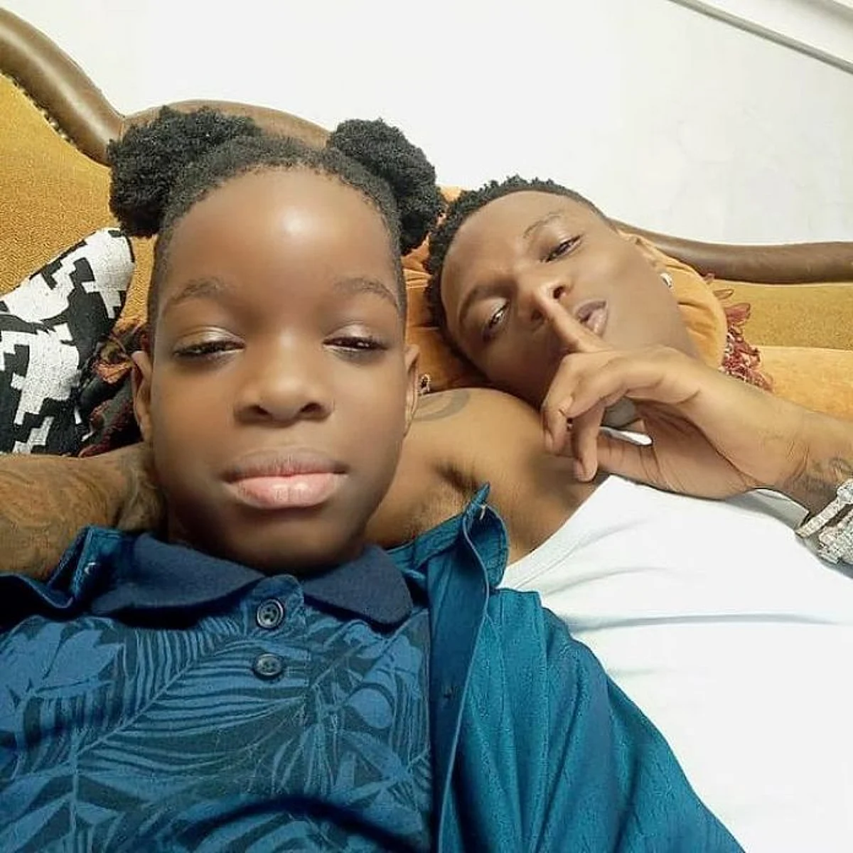Wizkid celebrates first son at 10
