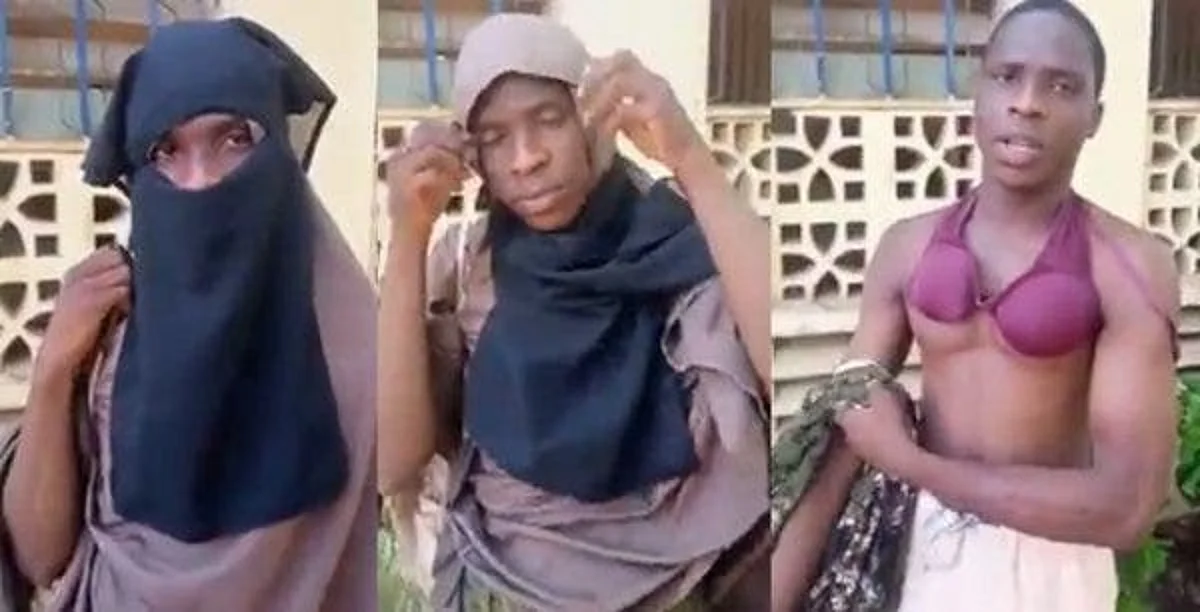 VIDEO: Man caught in female hostel disguised as woman
