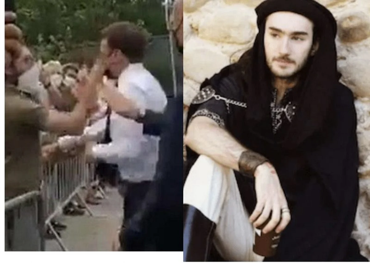 Man who slapped Macron