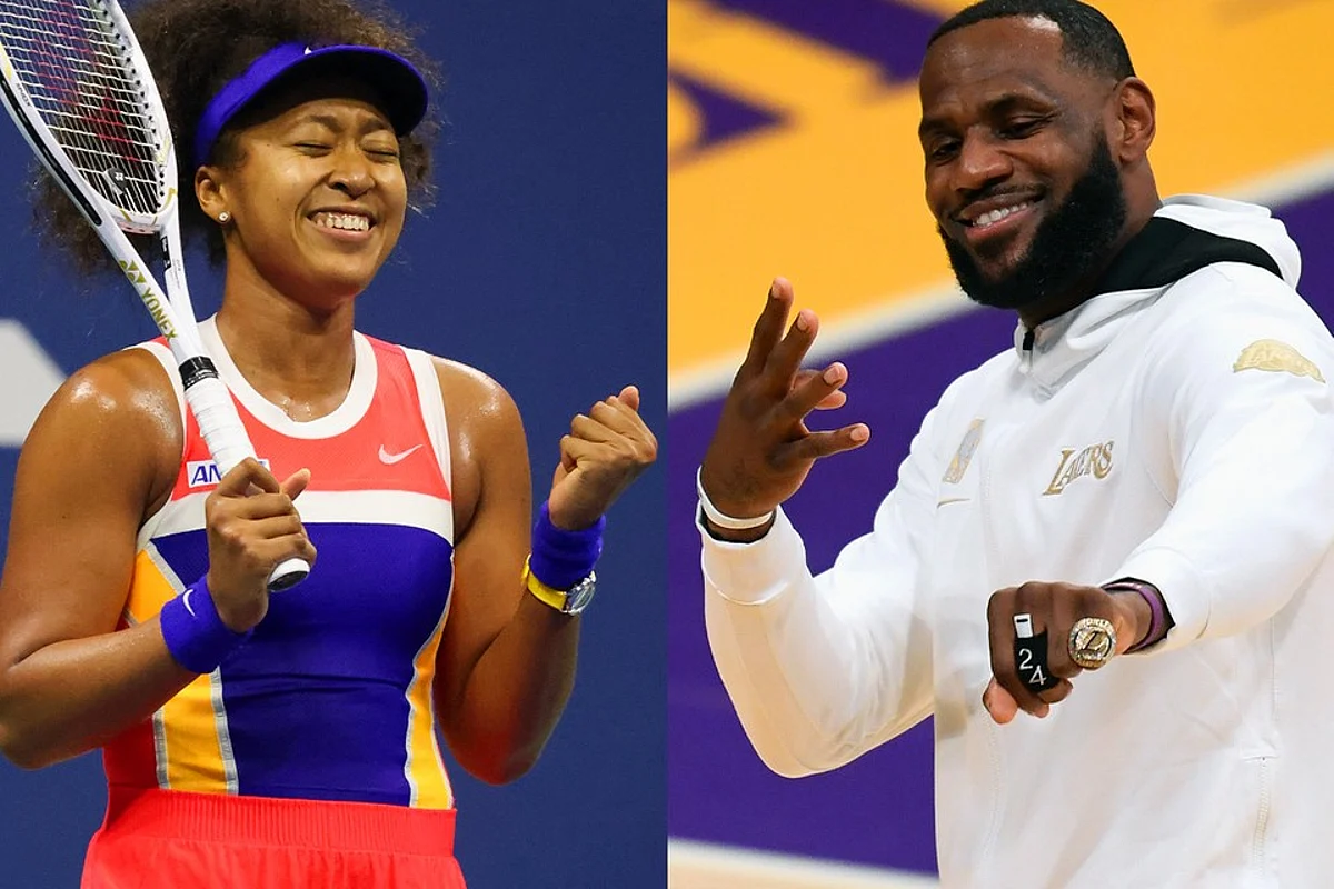 Naomi Osaka and Lebron James