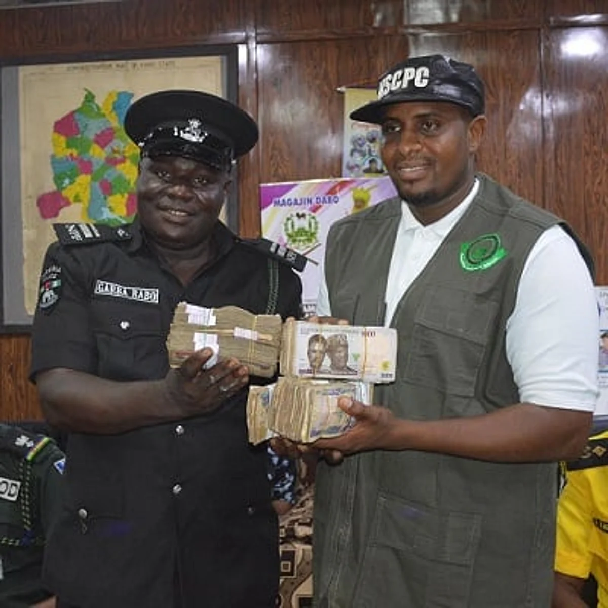 Commissioner rewards two policemen with N1m for rejecting bribe in Kano