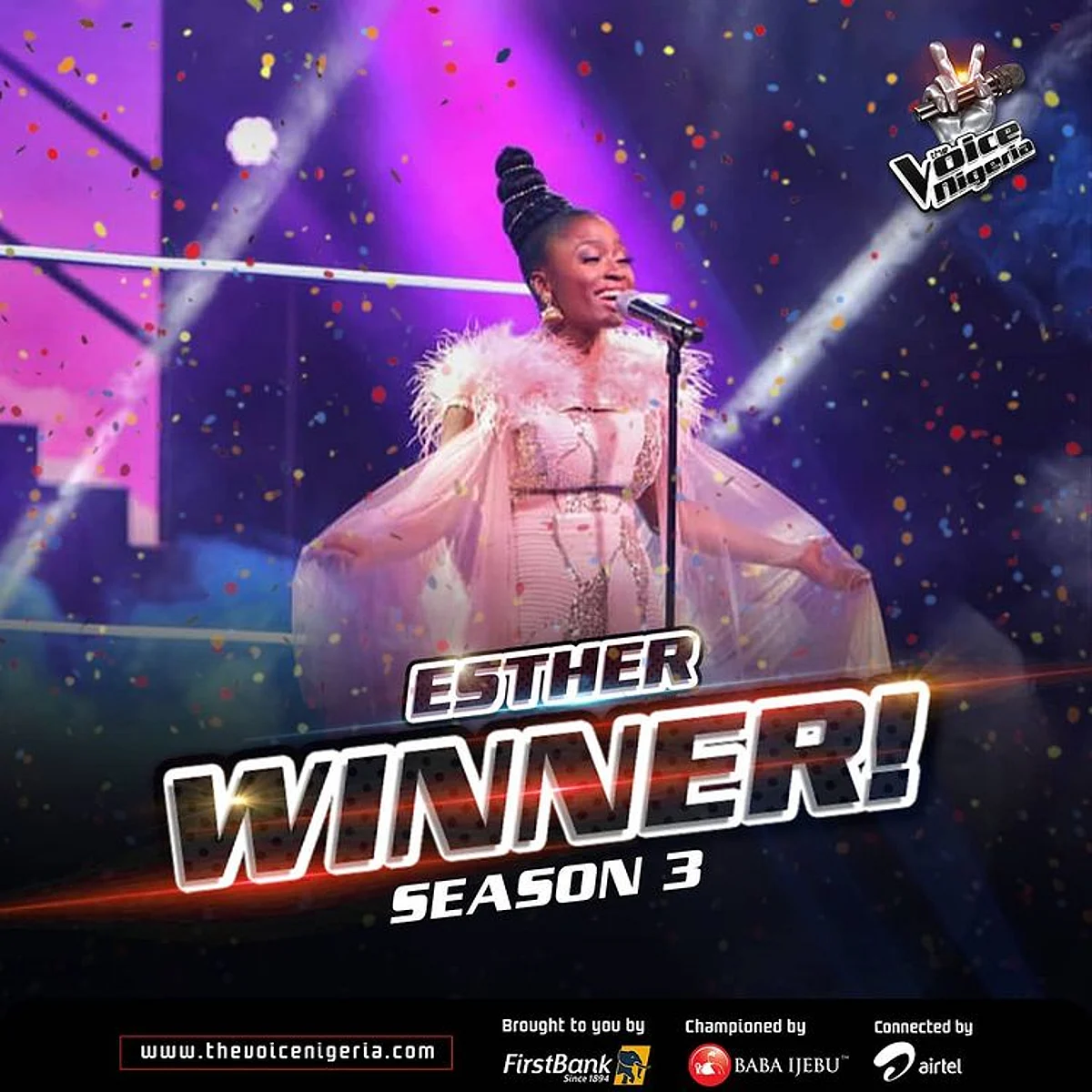 Esther Benyeogo wins The Voice Nigeria season 3, bags N10m, recording deal