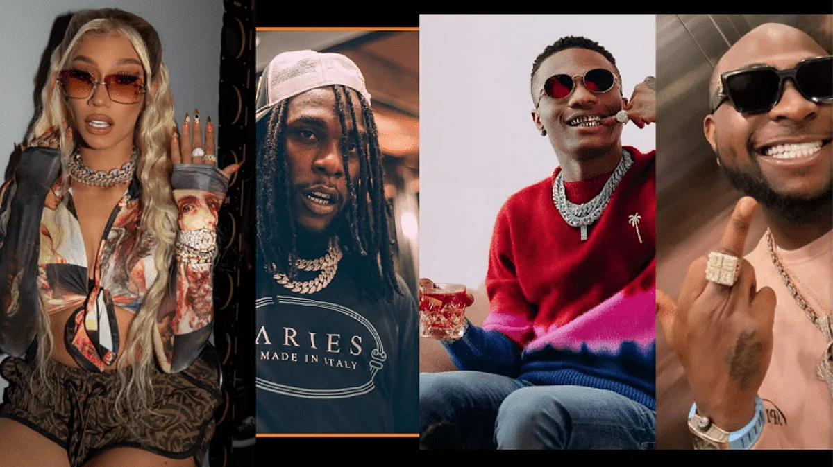 Burna Boy, Wizkid, Davido