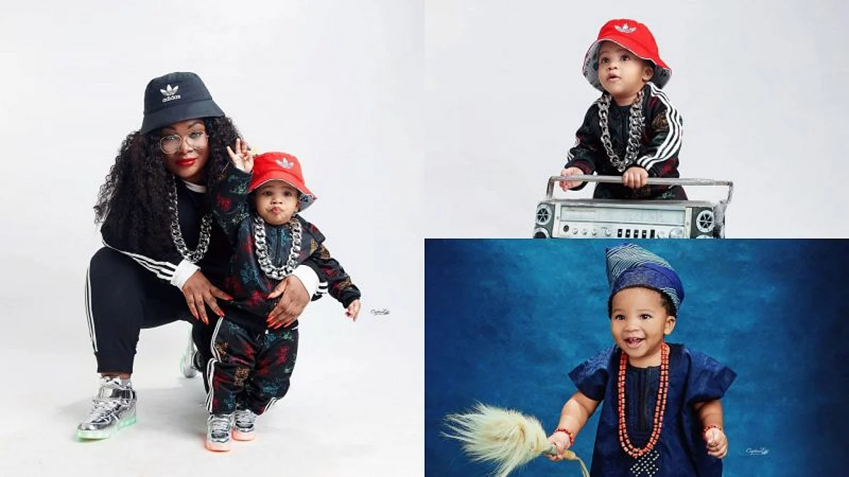 PHOTOS: Toolz celebrates son as he clocks one